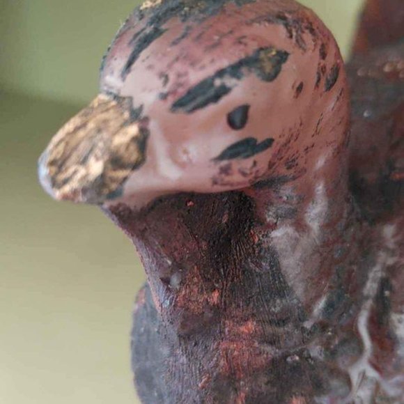 Vintage 7" Tall Turkey Candle - Picture 5 of 8